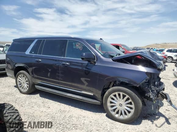 2022 Cadillac Escalade ESV Premium Luxury с VIN 1GYS4KKL7NR253457, выставлен на аукционе Copart как лот 66837285 с пробегом 58 033 миль миль и Списание • Salvage title. История ставок и продаж доступна на DreamBid. Изображение 4.