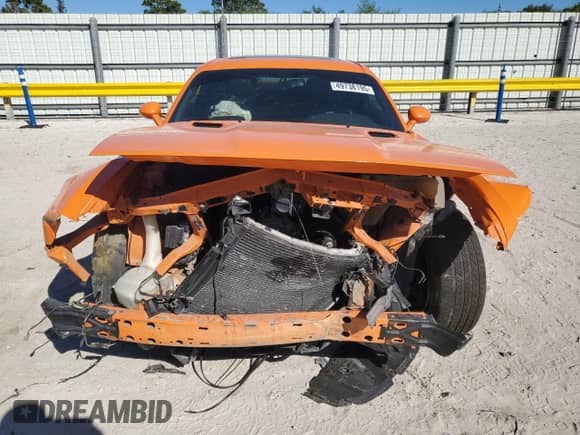 2014 Dodge Challenger R/T Plus with VIN 2C3CDYBT0EH158207, listed as a Copart auction lot 49738195 with 144,605 mi miles and Salvage title. Bid and sale history available at DreamBid. Image 5.