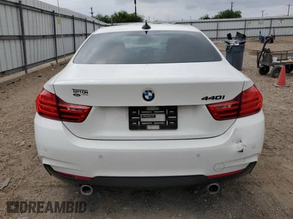 2017 BMW 4 Series 440i with VIN WBA4P1C38HK522851, listed as a Copart auction lot 55706725 with 93,620 mi miles and Salvage title. Bid and sale history available at DreamBid. Image 6.