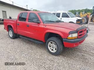 2002 Dodge Dakota Sport with VIN 1B7HG38N62S670613, listed as a IAAI auction lot 42133366 with 156,977 mi miles and . Bid and sale history available at DreamBid. Image 1.