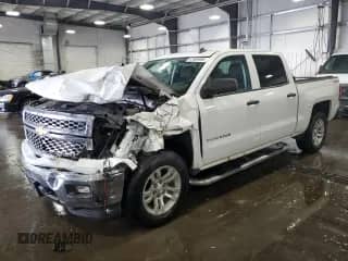 2014 Chevrolet Silverado 1500 LT z VIN 3GCUKREC7EG379665, wystawiony jako Copart lot #67659695 z przebiegiem 154 802 mil mil oraz Szkoda całkowita • Salvage title. Historia ofert i sprzedaży dostępna na DreamBid. Obrazek 1.