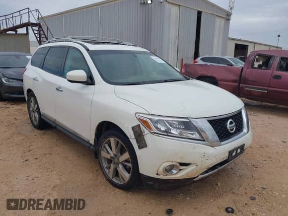 2013 Nissan Pathfinder SL with VIN 5N1AR2MN5DC668453, listed as a IAAI auction lot 41616759 with 188,915 mi miles and . Bid and sale history available at DreamBid. Image 1.