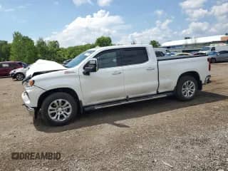 2024 Chevrolet Silverado 1500 LTZ с VIN 1GCUDGED1RZ143784, выставлен на аукционе Copart как лот 63122955 с пробегом 22 212 миль миль и Списание • Salvage title. История ставок и продаж доступна на DreamBid. Изображение 1.