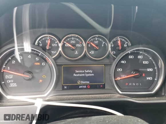 2019 Chevrolet Silverado 1500 with VIN 1GCVWEED1KZ208660, listed as a Copart auction lot 59535195 with 49,705 mi miles and Salvage title. Bid and sale history available at DreamBid. Image 9.