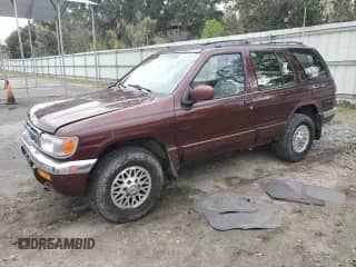 1998 Nissan Pathfinder XE with VIN JN8AR05Y6WW279859, listed as a Copart auction lot 50456455 with 195,242 mi miles and Clean title. Bid and sale history available at DreamBid. Image 1.