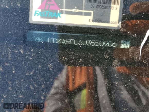 2018 Toyota Prius Two с VIN JTDKARFU6J3550906, выставлен на аукционе Copart как лот 71531595 с пробегом 203 507 миль миль и Списание • Salvage title. История ставок и продаж доступна на DreamBid. Изображение 12.