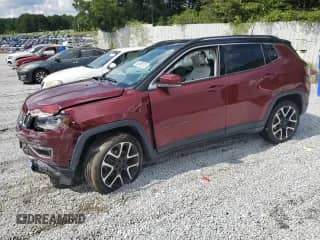 2021 Jeep Compass Limited with VIN 3C4NJDCB6MT561111, listed as a Copart auction lot 68398175 with 39,571 mi miles and Salvage title. Bid and sale history available at DreamBid. Image 1.