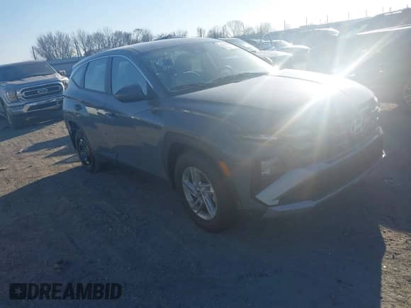 2025 Hyundai Tucson SE with VIN 5NMJA3DE2SH497161, listed as a IAAI auction lot 41669888 with 3,786 mi miles and . Bid and sale history available at DreamBid. Image 1.