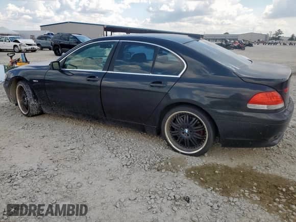 2003 BMW 7 Series 745i с VIN WBAGL63493DP66276, выставлен на аукционе Copart как лот 80484035 с пробегом Не указан миль и Списание • Salvage title. История ставок и продаж доступна на DreamBid. Изображение 2.