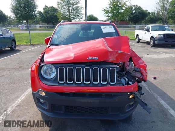 2018 Jeep Renegade Latitude with VIN ZACCJBBB1JPJ37252, listed as a IAAI auction lot 42874480 with 36,943 mi miles and . Bid and sale history available at DreamBid. Image 12.