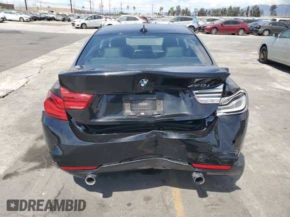 2019 BMW 4 Series 440i with VIN WBA4W7C57KAG52949, listed as a Copart auction lot 80586555 with 47,314 mi miles and Salvage title. Bid and sale history available at DreamBid. Image 6.
