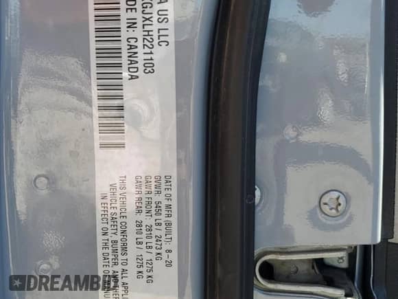 2020 Dodge Charger Scat Pack z VIN 2C3CDXGJXLH221103, wystawiony jako Copart lot #68514025 z przebiegiem 114 551 mil mil oraz Szkoda całkowita • Salvage title. Historia ofert i sprzedaży dostępna na DreamBid. Obrazek 12.