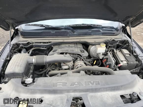 2021 Ram 1500 Big Horn z VIN 1C6SRFBT0MN822998, wystawiony jako Copart lot #69282425 z przebiegiem 76 814 mil mil oraz Szkoda całkowita • Salvage title. Historia ofert i sprzedaży dostępna na DreamBid. Obrazek 11.