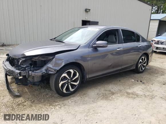 2016 Honda Accord EX-L with VIN 1HGCR2F89GA088869, listed as a Copart auction lot 71951845 with 142,462 mi miles and Salvage title. Bid and sale history available at DreamBid. Image 1.