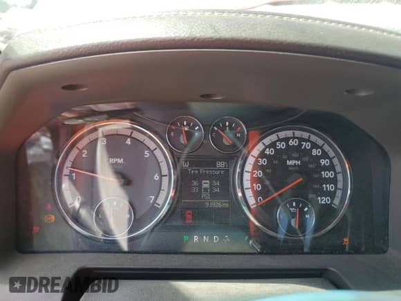 2012 Ram 1500 Laramie z VIN 1C6RD6NT3CS275007, wystawiony jako Copart lot #80667545 z przebiegiem 91 926 mil mil oraz Szkoda całkowita • Salvage title. Historia ofert i sprzedaży dostępna na DreamBid. Obrazek 9.