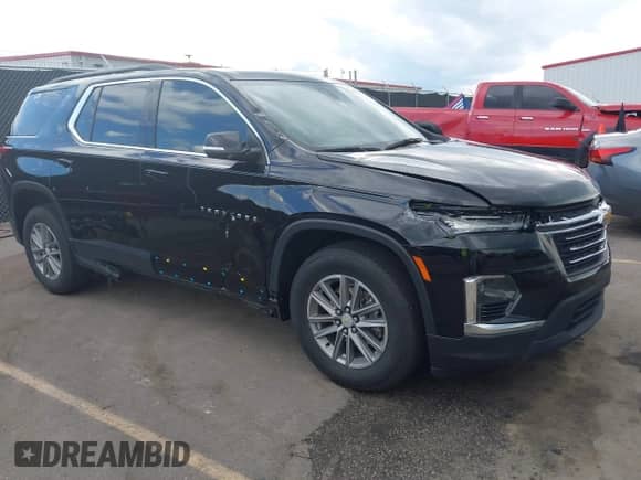 2023 Chevrolet Traverse LT Cloth z VIN 1GNERGKW5PJ331299, wystawiony jako IAAI lot #43278893 z przebiegiem 16 966 mil mil oraz . Historia ofert i sprzedaży dostępna na DreamBid. Obrazek 1.