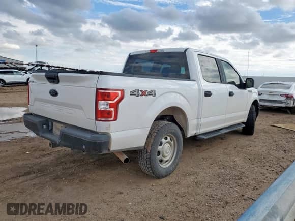 2018 Ford F-150 XL с VIN 1FTEW1E51JKE26137, выставлен на аукционе Copart как лот 80672505 с пробегом 174 756 миль миль и Чистый • Clean title. История ставок и продаж доступна на DreamBid. Изображение 3.
