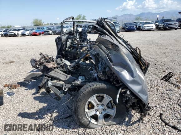 2020 Jeep Wrangler Sport S with VIN 1C4GJXAG3LW236837, listed as a Copart auction lot 59803975 with Not provided miles and Salvage title. Bid and sale history available at DreamBid. Image 5.