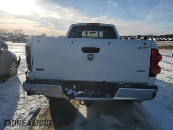 2008 Dodge 1500 SLT with VIN 1D7HA16N28J238789, listed as a Copart auction lot 45861875 with 162,922 mi miles and Salvage title. Bid and sale history available at DreamBid. Image 6.