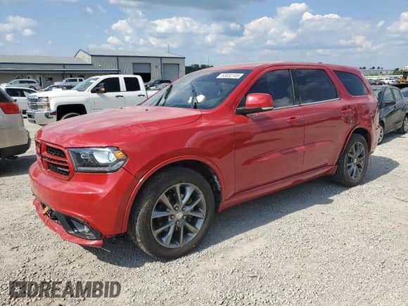 2014 Dodge Durango Limited with VIN 1C4RDHDG7EC586199, listed as a Copart auction lot 63032105 with 207,912 mi miles and Salvage title. Bid and sale history available at DreamBid. Image 1.
