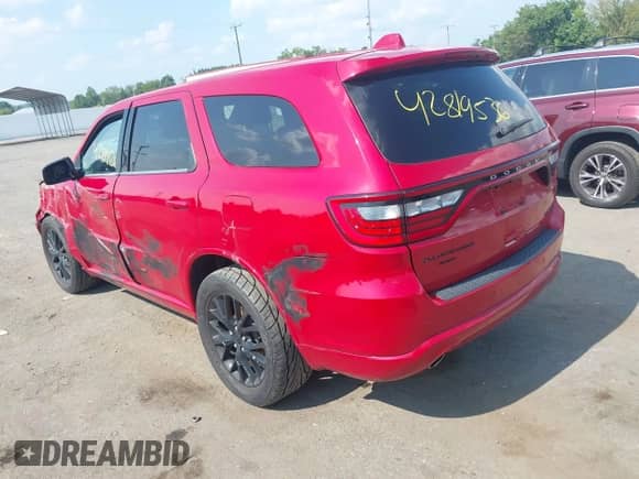 2016 Dodge Durango Limited with VIN 1C4RDJDG8GC396874, listed as a IAAI auction lot 42819536 with 114,208 mi miles and . Bid and sale history available at DreamBid. Image 3.