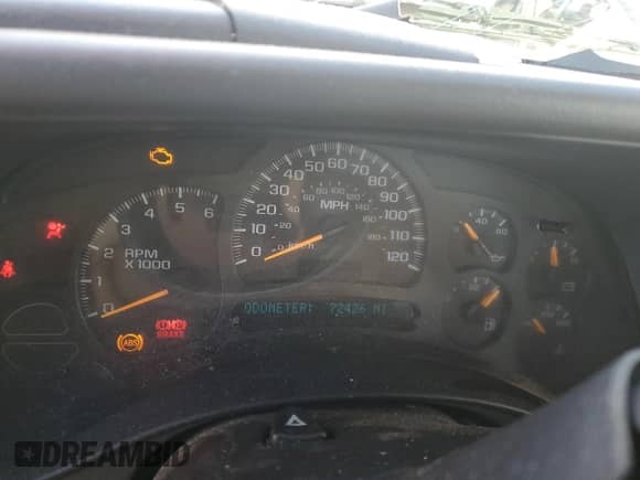 2005 GMC Sierra 1500 Work Truck with VIN 1GTEC14V25Z247208, listed as a Copart auction lot 86598204 with 72,426 mi miles and Non repairable. Bid and sale history available at DreamBid. Image 9.