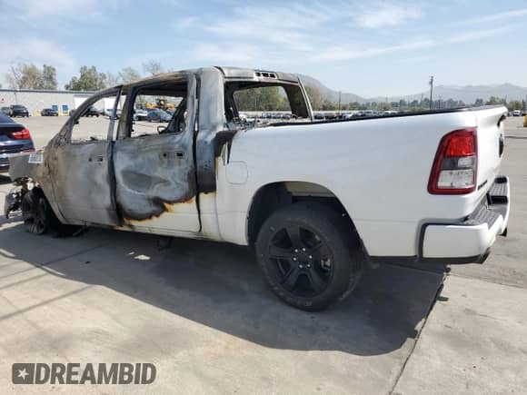 2023 Ram 1500 Big Horn with VIN 1C6RREFT4PN664544, listed as a Copart auction lot 63603745 with Not provided miles and Salvage title. Bid and sale history available at DreamBid. Image 2.
