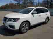 2018 Nissan Pathfinder SV with VIN 5N1DR2MM8JC678619, listed as a Copart auction lot 54498755 with 96,832 mi miles and Non repairable. Bid and sale history available at DreamBid. Image 1.