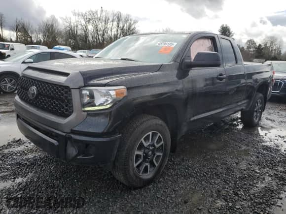 2019 Toyota Tundra SR с VIN 5TFUM5F1XKX083174, выставлен на аукционе Copart как лот 45793105 с пробегом 44 820 миль миль и Списание • Salvage title. История ставок и продаж доступна на DreamBid. Изображение 1.
