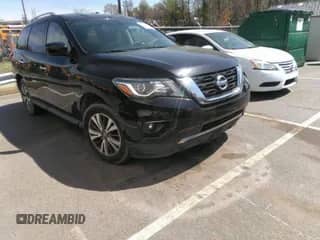 2017 Nissan Pathfinder S with VIN 5N1DR2MM1HC683719, listed as a IAAI auction lot 41944598 with 89,235 mi miles and . Bid and sale history available at DreamBid. Image 1.