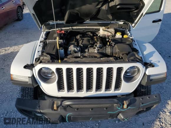2022 Jeep Wrangler Unlimited Rubicon 392 with VIN 1C4JJXSJ5NW110482, listed as a Copart auction lot 75497953 with 9,845 mi miles and . Bid and sale history available at DreamBid. Image 11.