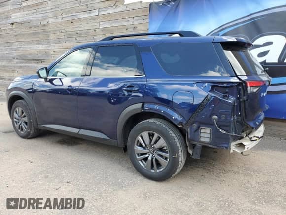 2024 Nissan Pathfinder SV with VIN 5N1DR3BA8RC277095, listed as a Copart auction lot 65953815 with 40,972 mi miles and Clean title. Bid and sale history available at DreamBid. Image 2.