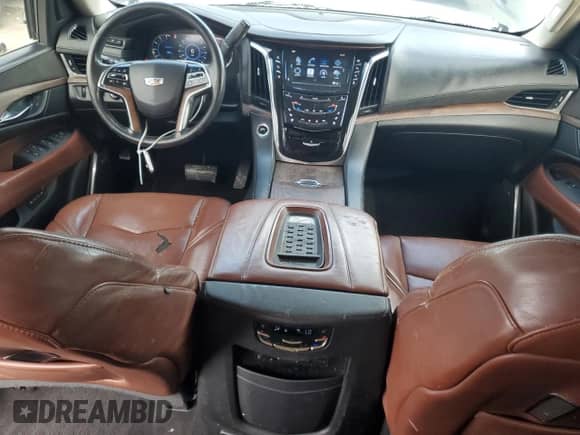 2016 Cadillac Escalade Luxury Collection with VIN 1GYS4BKJ5GR206798, listed as a Copart auction lot 65201025 with 150,537 mi miles and Salvage title. Bid and sale history available at DreamBid. Image 8.