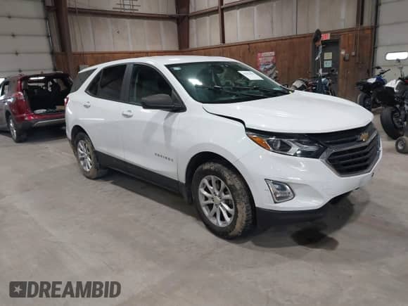 2021 Chevrolet Equinox LS z VIN 3GNAXSEV1MS107936, wystawiony jako IAAI lot #42351652 z przebiegiem 83 839 mil mil oraz . Historia ofert i sprzedaży dostępna na DreamBid. Obrazek 1.
