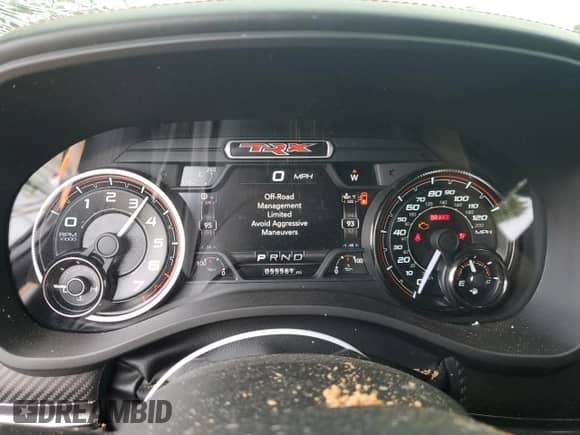 2022 Ram 1500 TRX с VIN 1C6SRFU96NN103743, выставлен на аукционе Copart как лот 66713395 с пробегом 55 561 миль миль и Списание • Salvage title. История ставок и продаж доступна на DreamBid. Изображение 9.