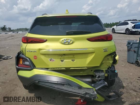 2019 Hyundai Kona Limited with VIN KM8K3CA53KU266261, listed as a Copart auction lot 59689365 with 83,855 mi miles and Salvage title. Bid and sale history available at DreamBid. Image 6.