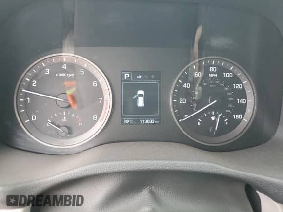 2016 Hyundai Tucson SE with VIN KM8J23A42GU027944, listed as a Copart auction lot 81508335 with 113,033 mi miles and Salvage title. Bid and sale history available at DreamBid. Image 9.