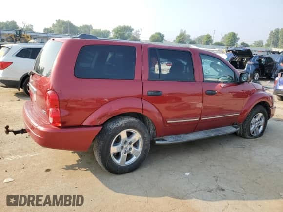 2006 Dodge Durango Limited with VIN 1D4HB58246F192869, listed as a Copart auction lot 67283715 with 221,922 mi miles and Salvage title. Bid and sale history available at DreamBid. Image 3.