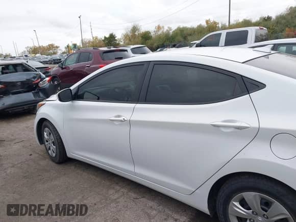 2016 Hyundai Elantra SE with VIN 5NPDH4AE5GH787181, listed as a IAAI auction lot 43503618 with 109,526 mi miles and . Bid and sale history available at DreamBid. Image 14.