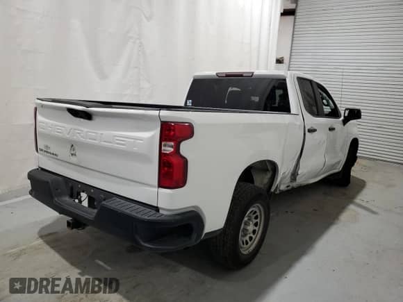 2020 Chevrolet Silverado 1500 Work Truck z VIN 1GCRWAEF9LZ321866, wystawiony jako Copart lot #55169775 z przebiegiem 117 565 mil mil oraz Szkoda całkowita • Salvage title. Historia ofert i sprzedaży dostępna na DreamBid. Obrazek 3.