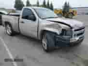 2009 Chevrolet Silverado 1500 Work Truck with VIN 1GCEC14X29Z221991, listed as a Copart auction lot 53161025 with 164,426 mi miles and Salvage title. Bid and sale history available at DreamBid. Image 4.