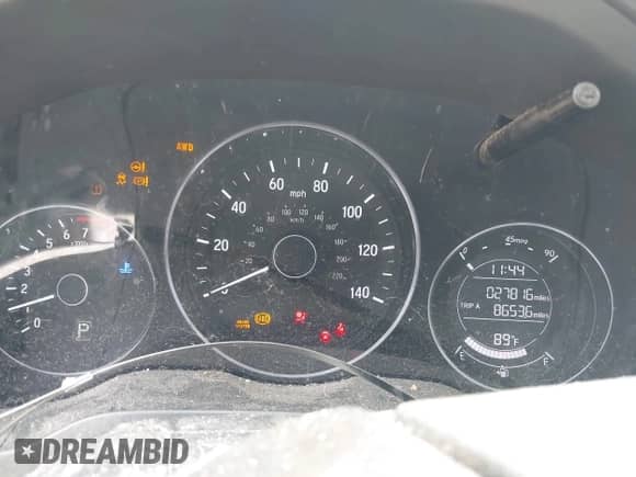 2022 Honda HR-V LX z VIN 3CZRU6H34NM741280, wystawiony jako IAAI lot #42678574 z przebiegiem 27 816 mil mil oraz . Historia ofert i sprzedaży dostępna na DreamBid. Obrazek 7.