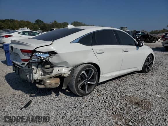 2019 Honda Accord Sport with VIN 1HGCV2F35KA002272, listed as a Copart auction lot 81148455 with 3,493 mi miles and Salvage title. Bid and sale history available at DreamBid. Image 3.