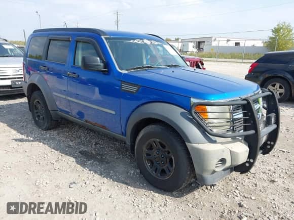 2008 Dodge Nitro SXT with VIN 1D8GU28K28W101457, listed as a IAAI auction lot 43368426 with 298,013 mi miles and . Bid and sale history available at DreamBid. Image 1.