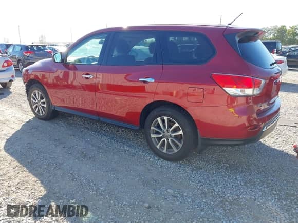 2014 Nissan Pathfinder S with VIN 5N1AR2MN6EC704524, listed as a IAAI auction lot 43409642 with 137,537 mi miles and . Bid and sale history available at DreamBid. Image 3.