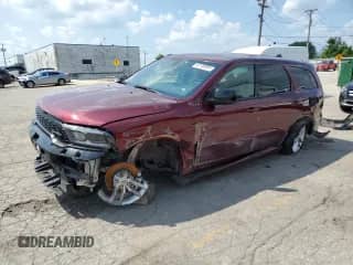 2025 Dodge Durango GT with VIN 1C4RDJDG7SC547048, listed as a Copart auction lot 67450995 with 6,602 mi miles and Salvage title. Bid and sale history available at DreamBid. Image 1.