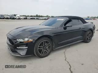 2018 Ford Mustang EcoBoost Premium with VIN 1FATP8UH2J5155392, listed as a Copart auction lot 82070015 with 71,383 mi miles and Salvage title. Bid and sale history available at DreamBid. Image 1.