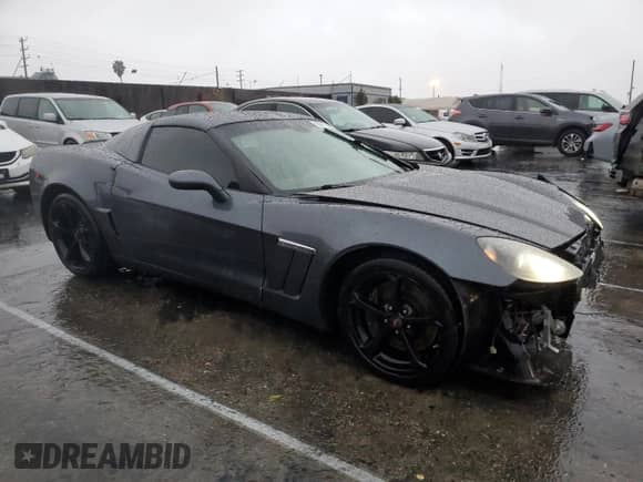 2013 Chevrolet Corvette Grand Sport 3LT with VIN 1G1YW2DW1D5107474, listed as a Copart auction lot 45371045 with 71,367 mi miles and Salvage title. Bid and sale history available at DreamBid. Image 4.