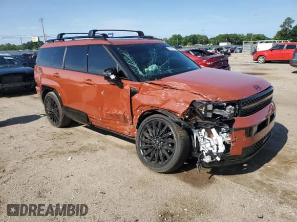 2025 Hyundai Santa Fe Calligraphy с VIN 5NMP54GL0SH113635, выставлен на аукционе Copart как лот 58744015 с пробегом 3 473 миль миль и На запчасти • Non repairable. История ставок и продаж доступна на DreamBid. Изображение 4.