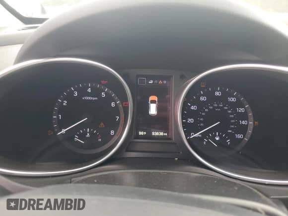 2017 Hyundai Santa Fe 2.0T with VIN 5NMZU4LA6HH044667, listed as a Copart auction lot 67415805 with 93,838 mi miles and Salvage title. Bid and sale history available at DreamBid. Image 9.